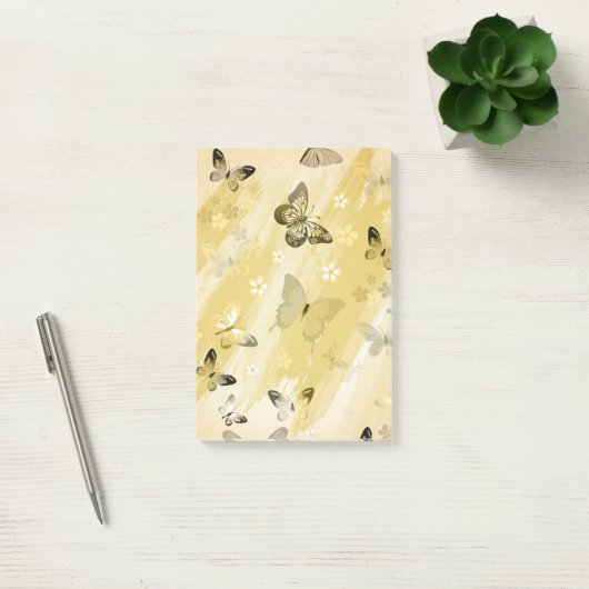 Vlinderpatroon 10 post-it® notes (Kantoor)