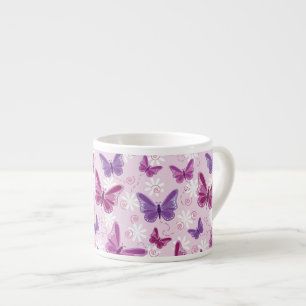 vlinderpatroon 2 espresso kop