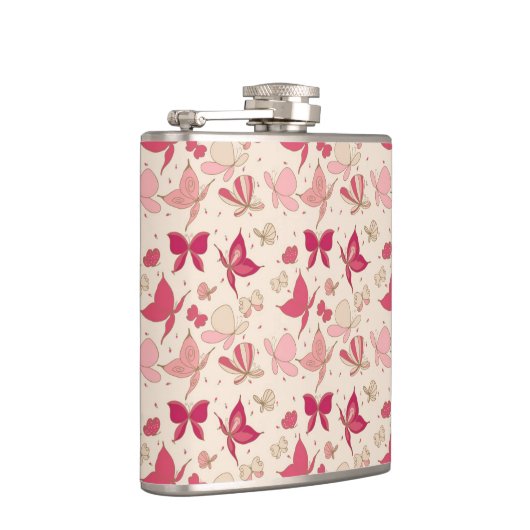 vlinderpatroon 2 heupfles (Rechts)