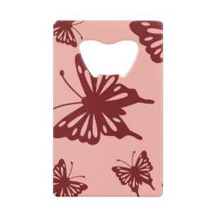 vlinderpatroon 2 kredietkaart flessenopener