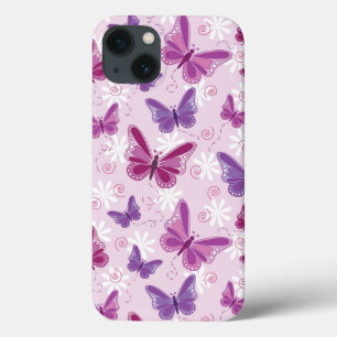 vlinderpatroon 3 iPhone 13 hoesje