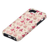 vlinderpatroon Case-Mate iPhone case (Onderkant)