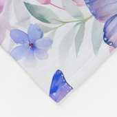 Vlinderpatroon Fleece Deken (Hoek)