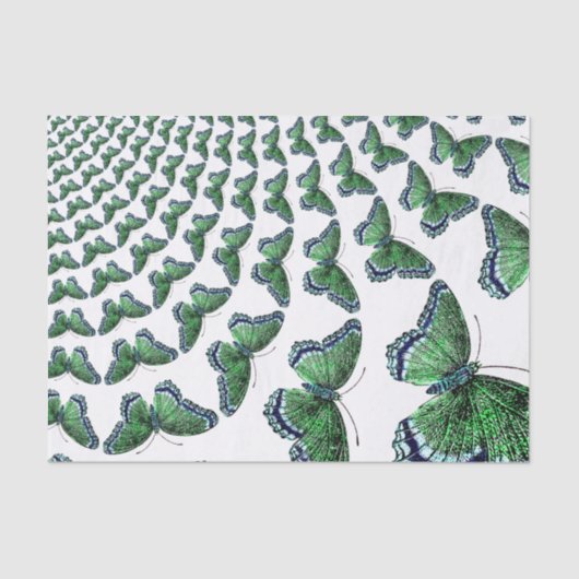  vlinderpatroon ideaal voor ontkoppeling tissuepapier (Voorkant)