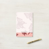 vlinderpatroon post-it® notes (Op bureau)