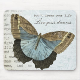  vlinderpositieve inspirerend offerte muismat