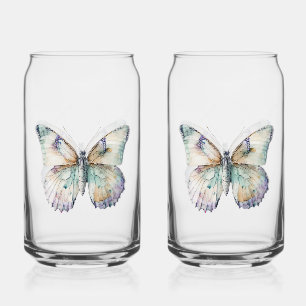 vlinderprint set blikvorm glas