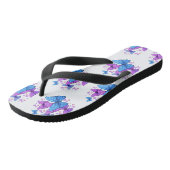 Vlinderprint teenslippers (Schuin)