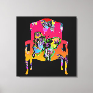 Vlinderrenstoel Canvasprint Canvas Afdruk