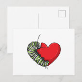 Vlinderrupshart Briefkaart (Voorkant / Achterkant)