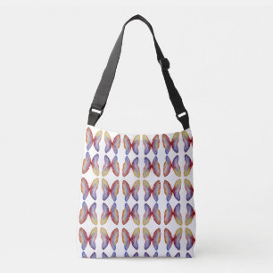 Vlinders Aangepaste All-over-Print Cross Body Bag Crossbody Tas