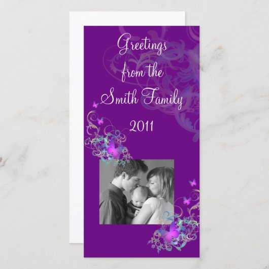 Vlinders Aankondiging (Voorkant / Achterkant)