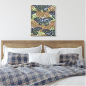 Vlinders Abstract Canvas Afdruk (Insitu (Slaapkamer))