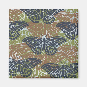 Vlinders Abstract Magneet