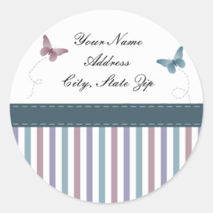 Vlinders adresseren Stickers