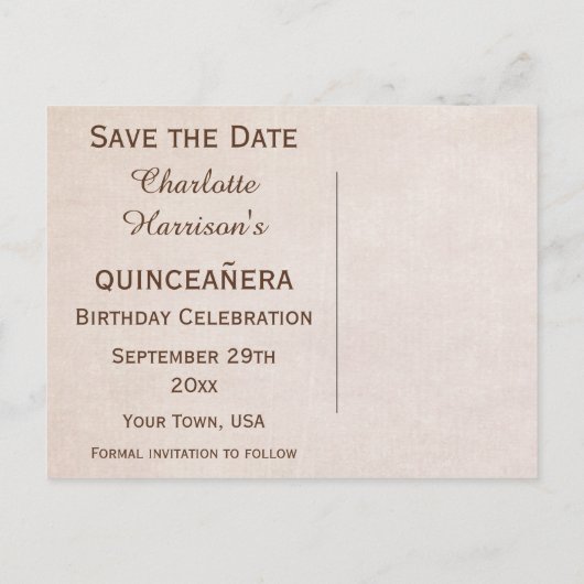 Vlinders & amandelbloesem Sla de datum op Aankondigingskaart (Achterkant)