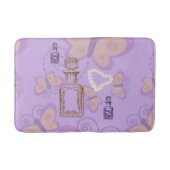 Vlinders Apothecary & Pearl Hearts MediumBath Mat (Voorkant)