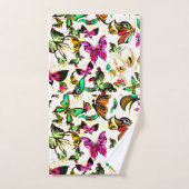 Vlinders Bad Handdoek Set (Handdoek)