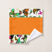 Vlinders Bad Handdoek Set (Wasdoekje)