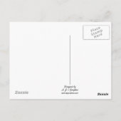 Vlinders Bedankt Briefkaart (Achterkant)