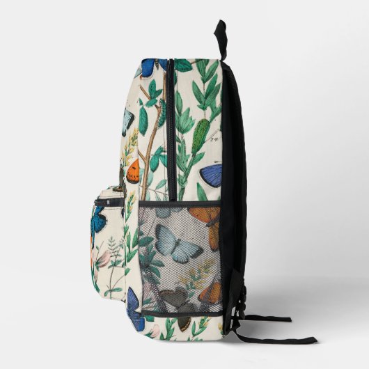   vlinders bedrukte rugzak (Rechts)