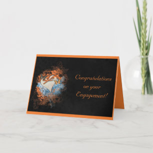 Vlinders bij Samhain Verloving Gefeliciteerd Kaart
