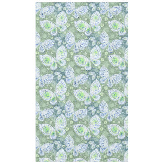Vlinders Blauw & Groen  Tafelkleed