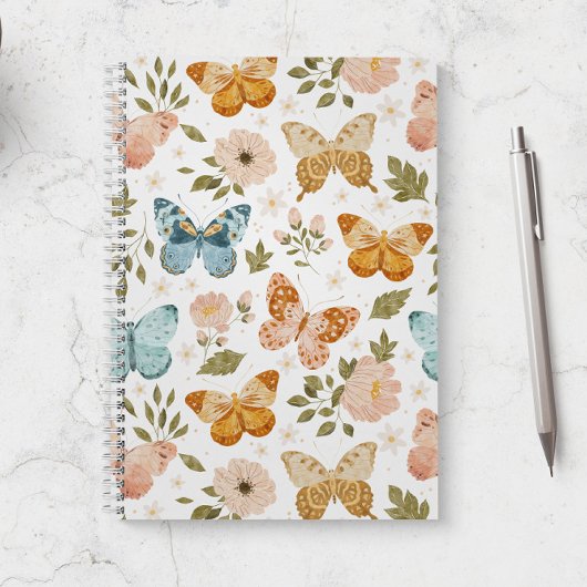 Vlinders Bloem Roze Planner