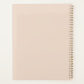 Vlinders Bloem Roze Planner (Achterkant)