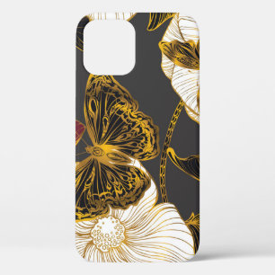 Vlinders & Bloemen: Lente Boho Patroon iPhone 12 Hoesje