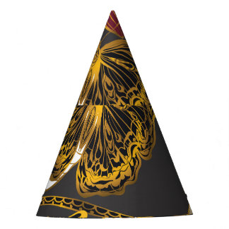 Vlinders & Bloemen: Lente Boho Patroon Feesthoedjes