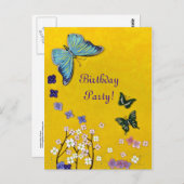 Vlinders & Bloesems Briefkaart (Voorkant / Achterkant)