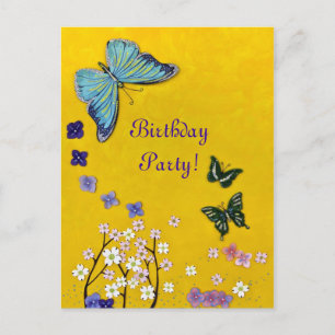 Vlinders & Bloesems Briefkaart
