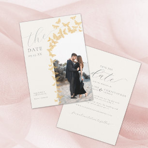 Vlinders Boho Photo Arch Bruiloft Save the Date