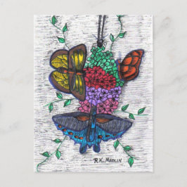 Vlinders Briefkaart