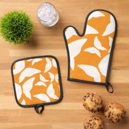 Vlinders Bright Bold Eclectische Keuken Ovenwant & Pannenlap Set