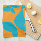 Vlinders Bright Bold Eclectische Keuken Theedoek (Quarter Fold)