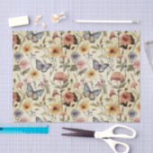  Vlinders en Bloemen Decoupage Patroon Tissuepapier (Craft)