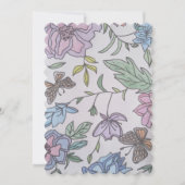 Vlinders en Bloemen Save The Date (Voorkant)