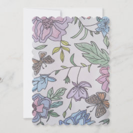 Vlinders en Bloemen Save The Date