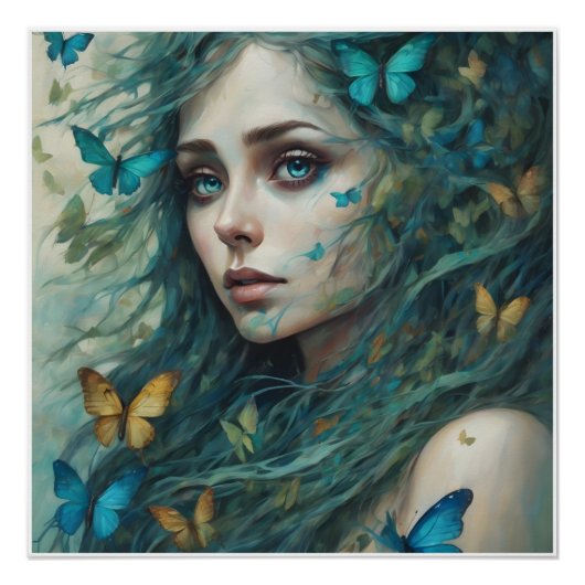 Vlinders en Blues Series 2 Perfect Poster (Voorkant)