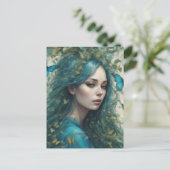 Vlinders en Blues Series 5 Briefkaart (Staand voorkant)