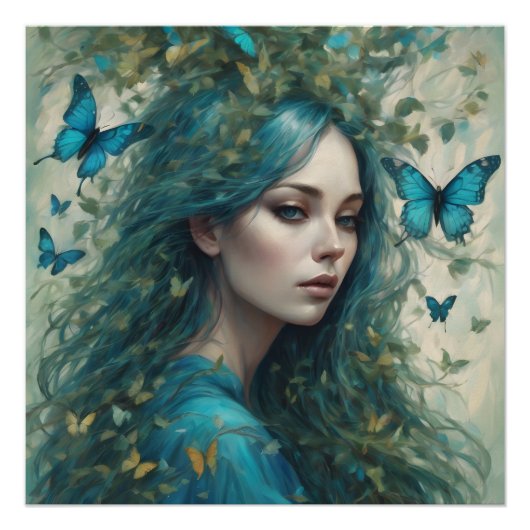 Vlinders en Blues Series 5 Perfect Poster (Voorkant)