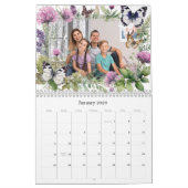 Vlinders en Botanicals Lijsten Custom Photo Kalender (Jan 2026)