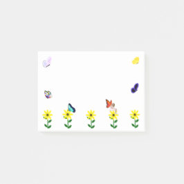 Vlinders en een fee Post-it® notes