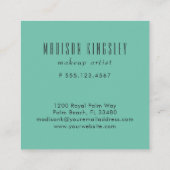 vlinders en kunstzinnig Abstract Vierkante Visitekaartje (Achterkant)