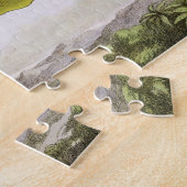  vlinders en lichte oude illustratie legpuzzel (Zijkant)