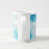 Vlinders en paddenstoelen Droom Grote positieve in Extra Grote Beker (Achterkant)