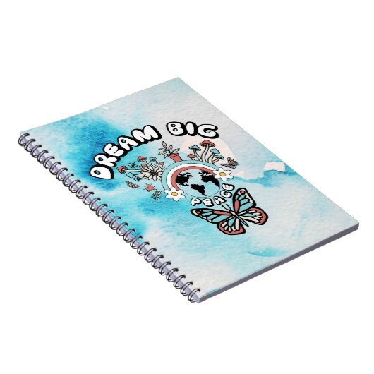 Vlinders en paddenstoelen Droom Grote positieve in Notitieboek (Rechterzijde)