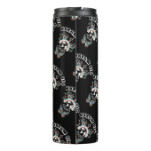 Vlinders en paddenstoelen Droom Grote positieve in Thermosbeker (Achterkant)